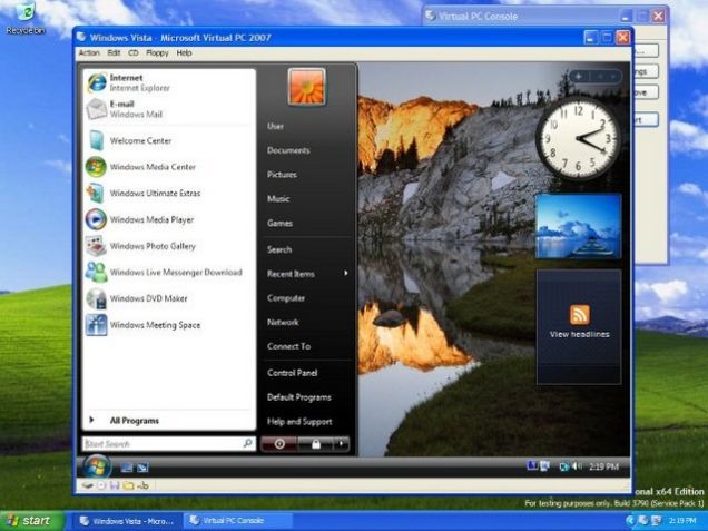 virtual pc