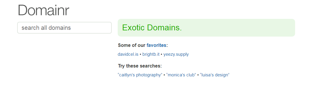 DomainR