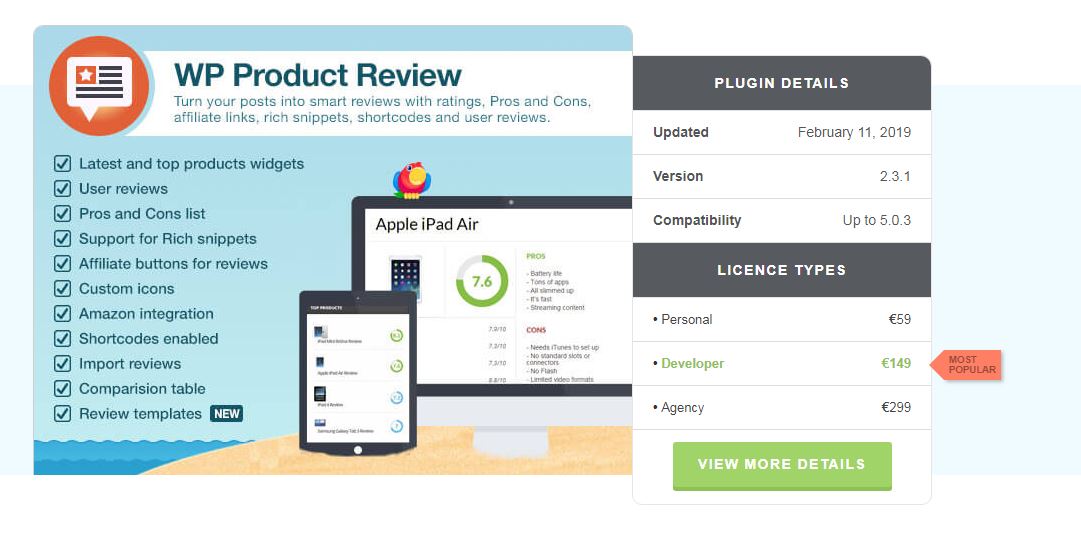 WP Product Review