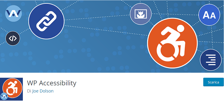Plugin WP Accessibility per rendere un sito WordPress accessibile