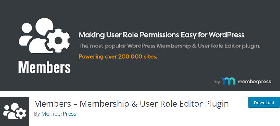 plugin wordpress members