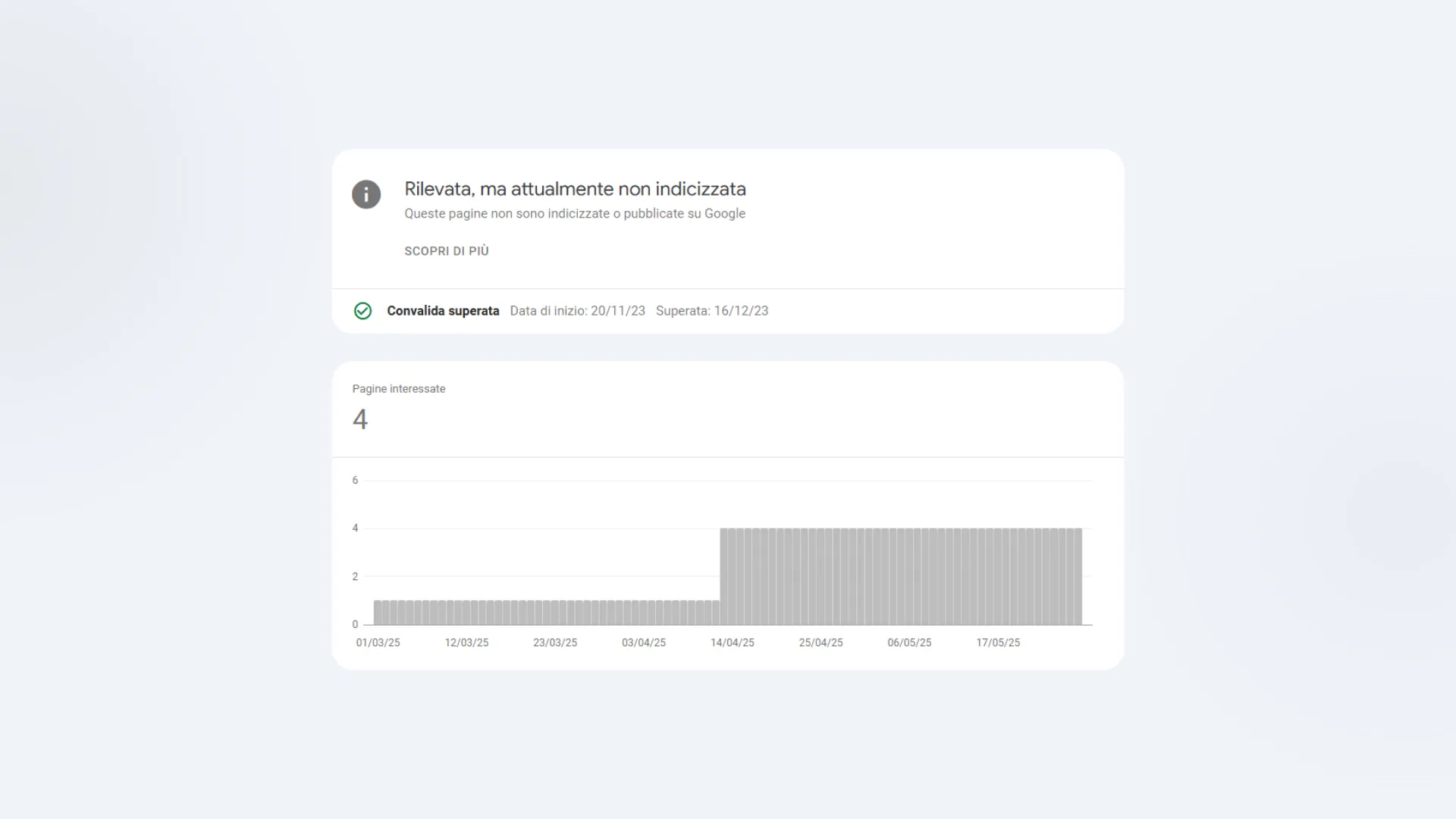 Pagina rilevata ma attualmente non indicizzata: come risolvere
