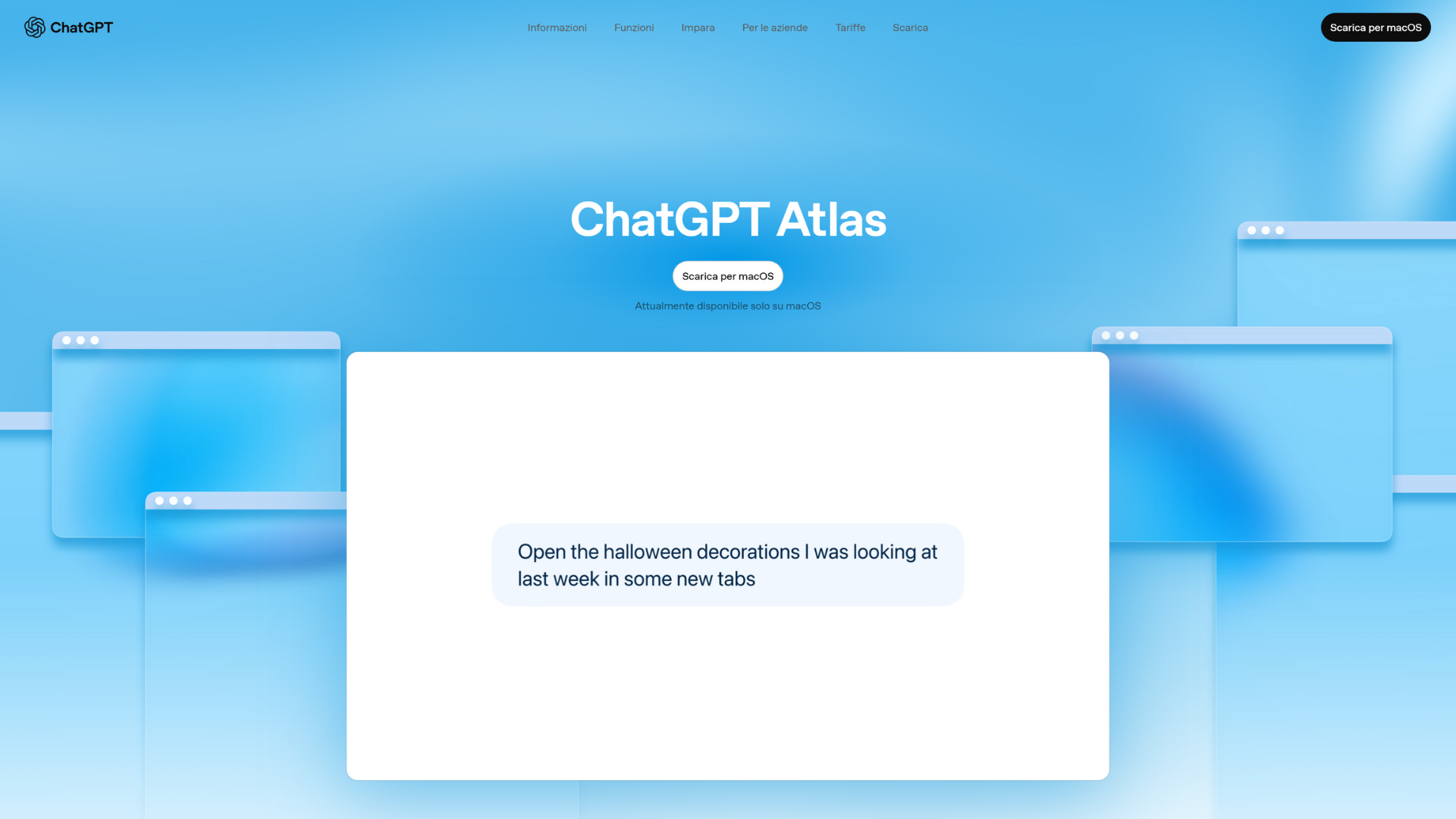 ChatGPT Atlas: l’AI entra nel mondo dei browser